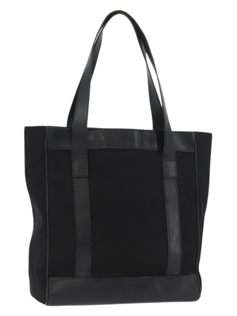 Gucci Tote Bag Canvas Black 002 1705 0405 Auth 174760